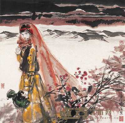 张培础 原野 镜心 69×69cm